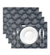 CosyAurora Mulberry Trees Linen Placemats