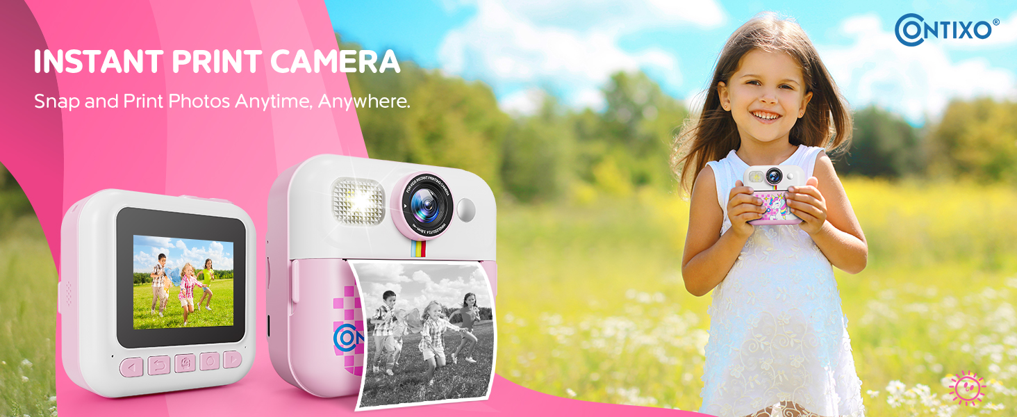 Contixo KC4 Girl's Instant Print Camera