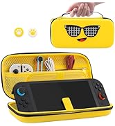 PAWDIARY Yellow Switch 2 Carrying Travel Bag of Fortnite Design, for Nintendo Switch 2 2025 Porta...