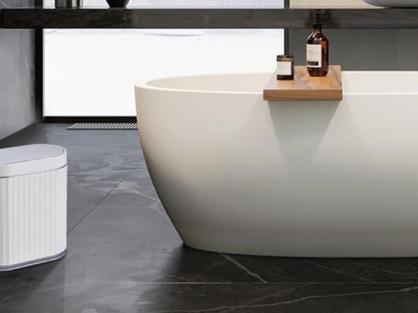 bathroom garbage can