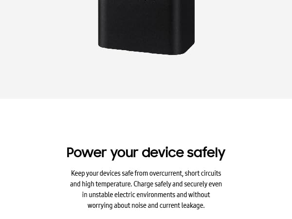 Samsung 15W Power Adapter With USB Cable Black