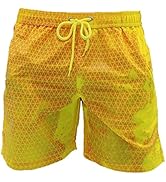 Wsedper Color Changing Swim Trunks for Men, Color Changing Shorts for Boys, Beach Quick Dry Swim ...