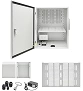 CENTROPOWER NEMA Outdoor Electrical Box (15.7?x11.8?x7.8?) – Heavy-Duty Metal Enclosure, IP67 Wat...