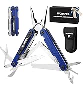 WORKPRO 18-in-1 Multi Tool Pliers, Stainless Steel EDC Multitool with Pocket Knife, 2 Safety Lock...