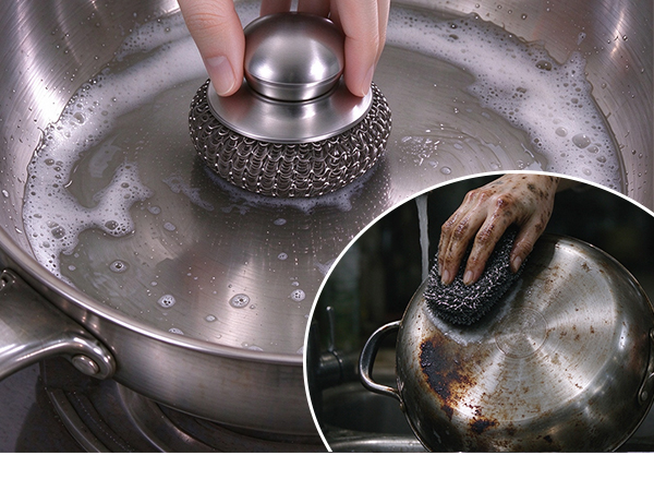 stainless steel pan cleaner