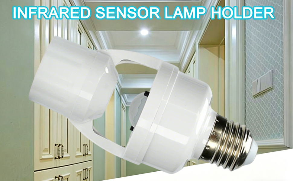 Human Body Infrared Motion Sensor Light Socket
