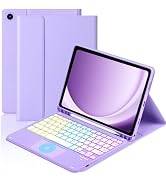 MePadKey Touchpad Keyboard Case for Samsung Galaxy Tab A11 Plus/A9 Plus 2025/2023 11 inch, 7-Colo...