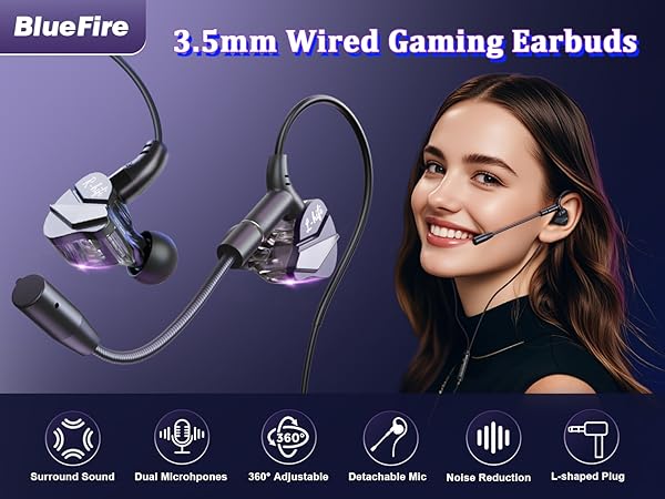 Wired Gaming Earbuds 1a