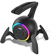 KIWIFOTOS Mouse Bungee RGB Gaming Mouse Cord Holder Controller, Upgraded Flexible Cable Managemen...