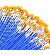 AROIC Paint Brushes Set ,120 pcs Nylon Hair Brushes for Acrylic Oil Watercolor Artist Professiona...
