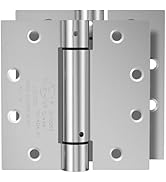 Bubxo 2 Pack Self Closing Door Hinges, 4.5 Inch Spring Loaded Door Hinges with Square Corners, Ad...