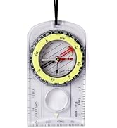 Orienteering Hiking Backpacking Compass Advanced Scout Camping and Kids Scout Compass for Map Rea...