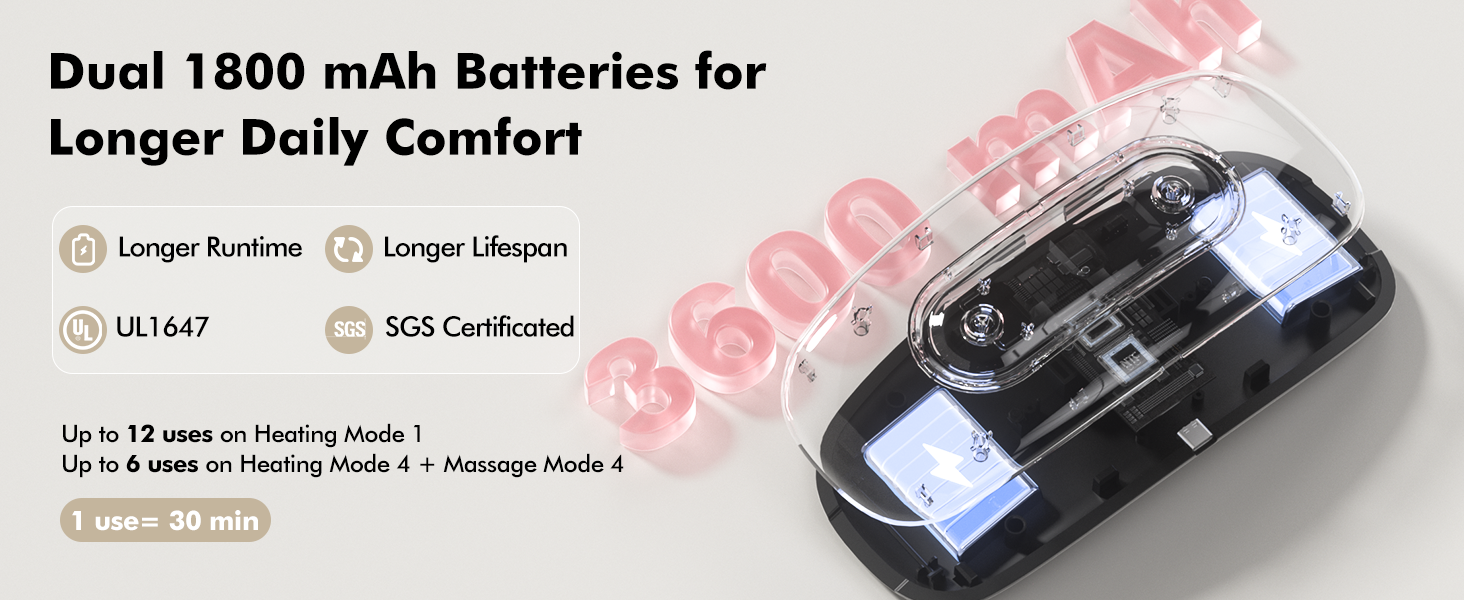 rechargeable heating pad