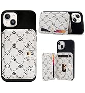 M-Plateau Small Wallet for Women,Kickstand Design Credit Card Holder Wallet 3M Sticky Phone Walle...