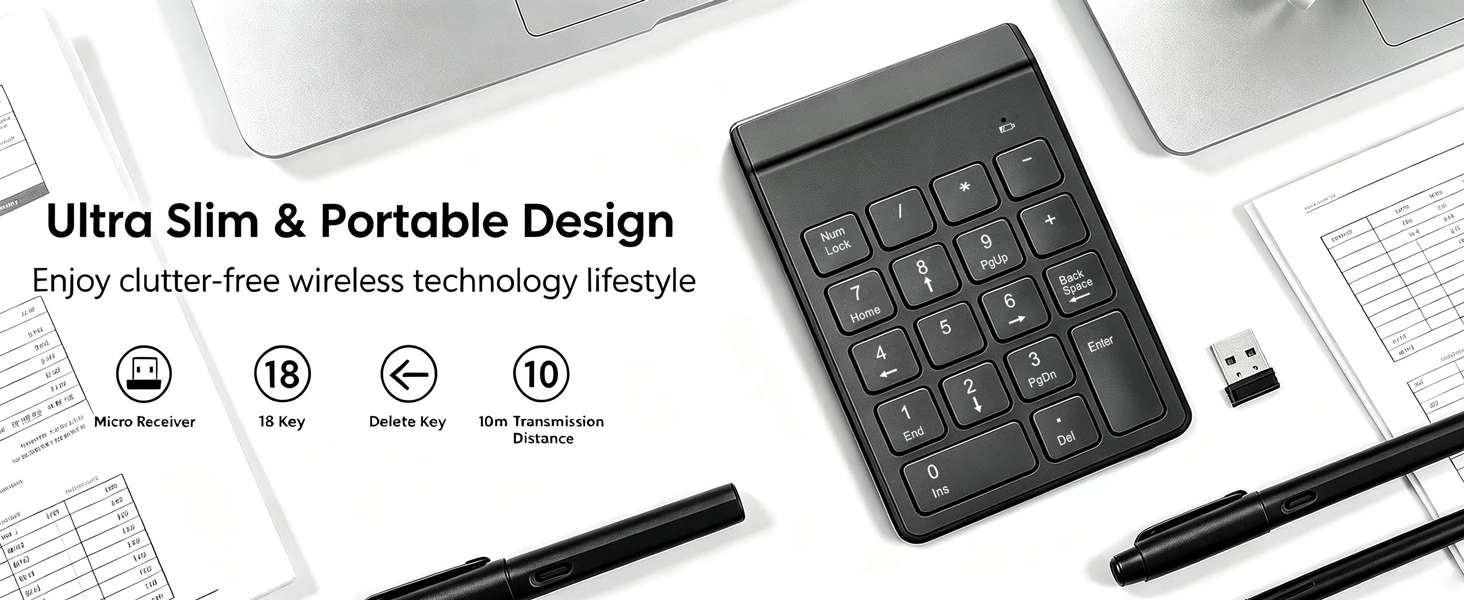 wireless number pad