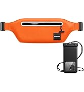 Drench Waterproof Fanny Pack &amp; Waterproof Phone Pouch Set | IPX8 Submersible Waist Pack Dry Bag f...