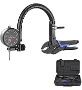 HDLNKAK Disc and Rotor/Ball Joint Gage Set with Non-Slip TPR Handle, 0-1” Dial Indicator 0.001” (...