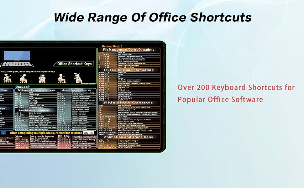 excel mouse pad