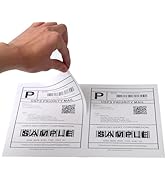 [100 Sheets; 200 Labels] Half Sheet Self Adhesive Shipping Label for Laser &amp; Inkjet Printers, 2 P...