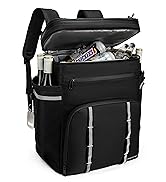 Simaixing Backpack Coolers Insulated Leak Proof, 45 Cans Beach Cooler Backpack, Large Capacity Ic...