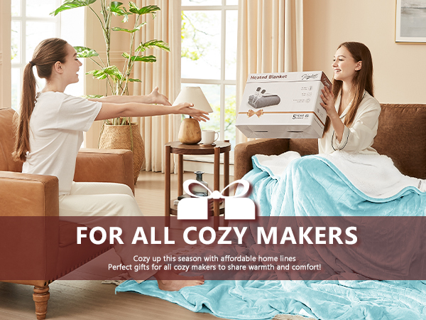 Heated blankets can be machine washed