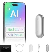 Plaud NotePin Voice Recorder, AI Voice Recorder, App Control, AI Notetaker, AI Transcribe &amp; Summa...