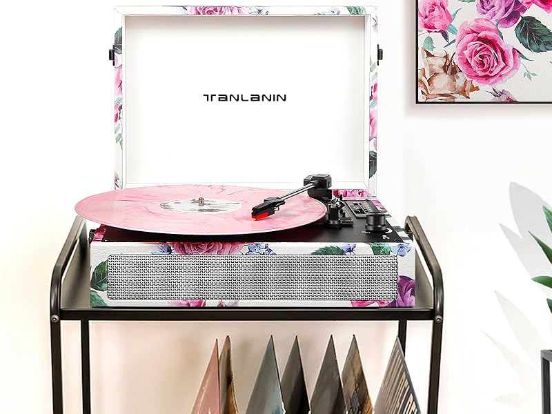 vinyl records pink