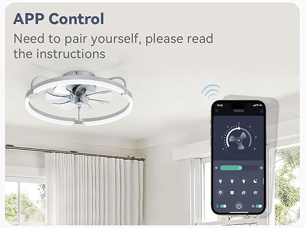 flush mount ceiling fan