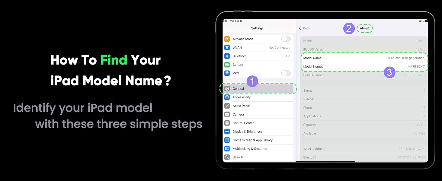 Identify your iPad model with these three simple steps.