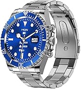 Smart Watch for Android Phones Answer/Make Calls Heart Rate Blood Oxygen SMS Reminder Smartwatch ...