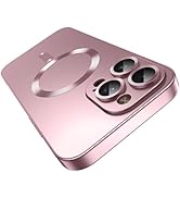 Misscase Magnetic Case for iPhone 15 Pro Max with Camera Lens Protector,Compatible with Magsafe,F...