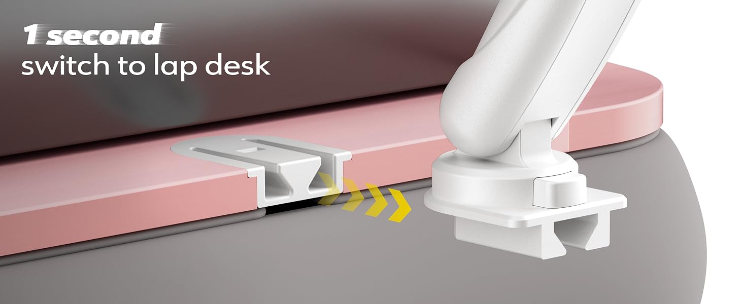 2 in 1 Lap desk and Pillow stand quick relase