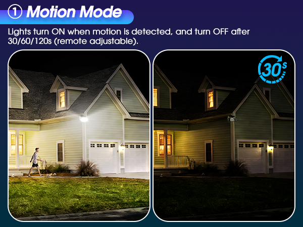 outdoor sensor lights motion detector