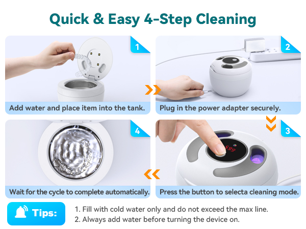 Quick &amp;amp; Easy 4-Step Cleaning