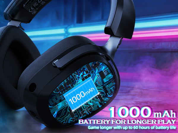 ATTACK SHARK G800 Wireless RGB Gaming Headset