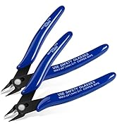 Ainiv Heavy Duty Cutting Pliers - Spring-loaded Side Cutters, Diagonal Cutters in CRV Steel for E...