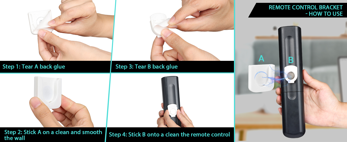 magnetic remote control holder