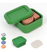 AIDIMMING Small Silicone Travel Soap Case for Bar Soap - Leakproof Portable Soap Dish with Draina...