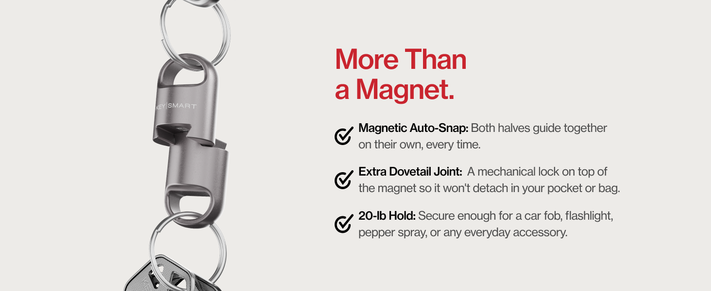 magnetic keychain key holder
