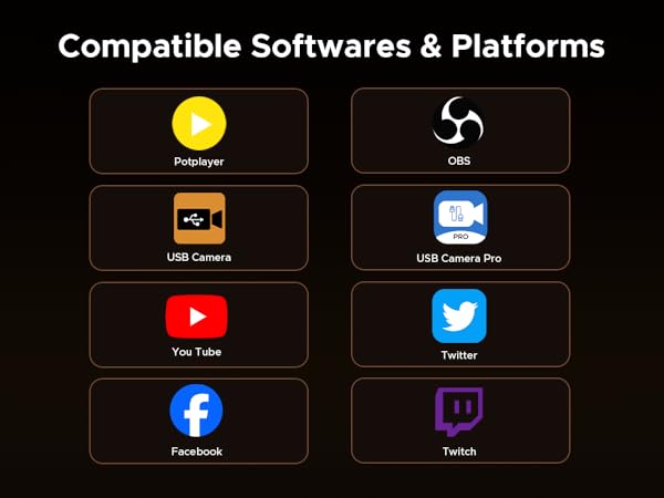 Compatible Softwares and Platforms