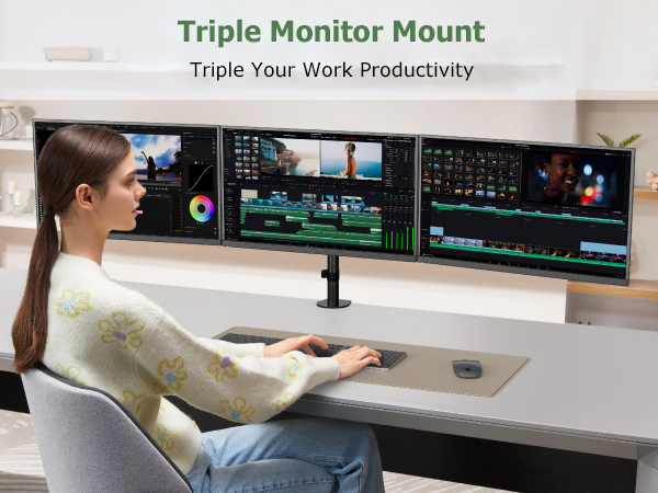 Triple Monitor Mount