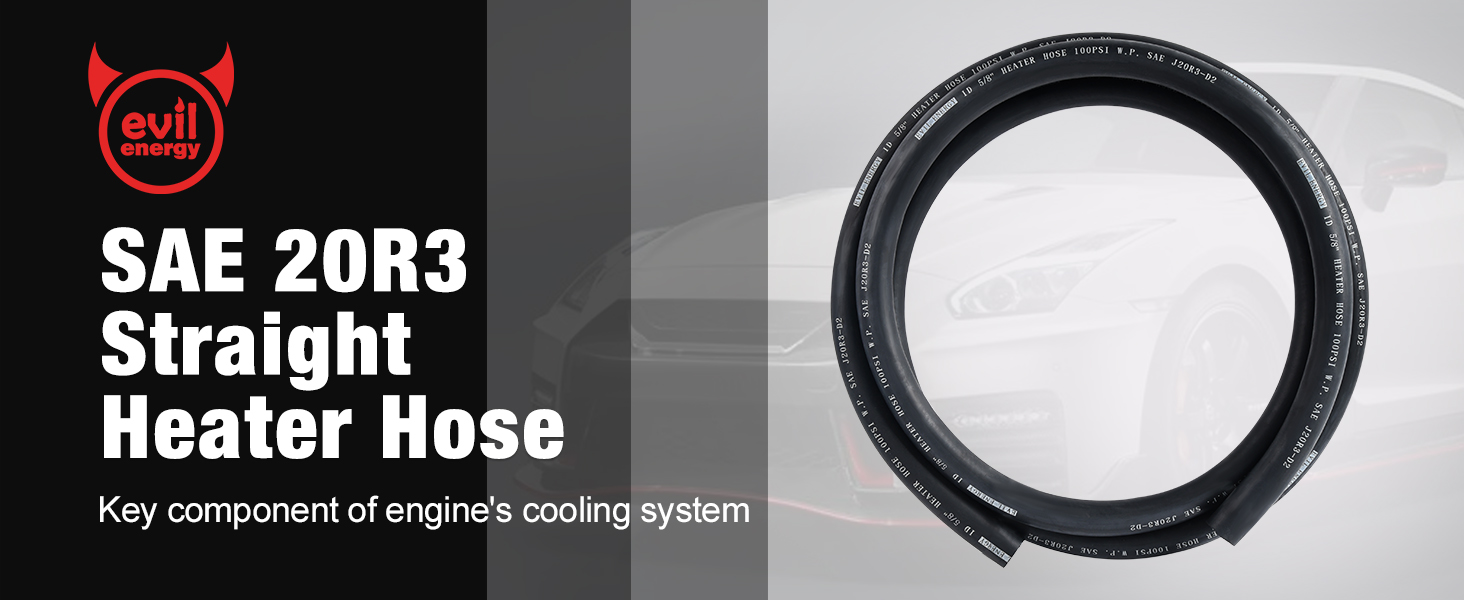 Straight Heater Hose SAE 20R3