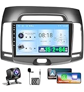 Android 15 Car Stereo for Hyundai Elantra 2007-2010 with Wireless Carplay Android Auto, 2+64GB Re...