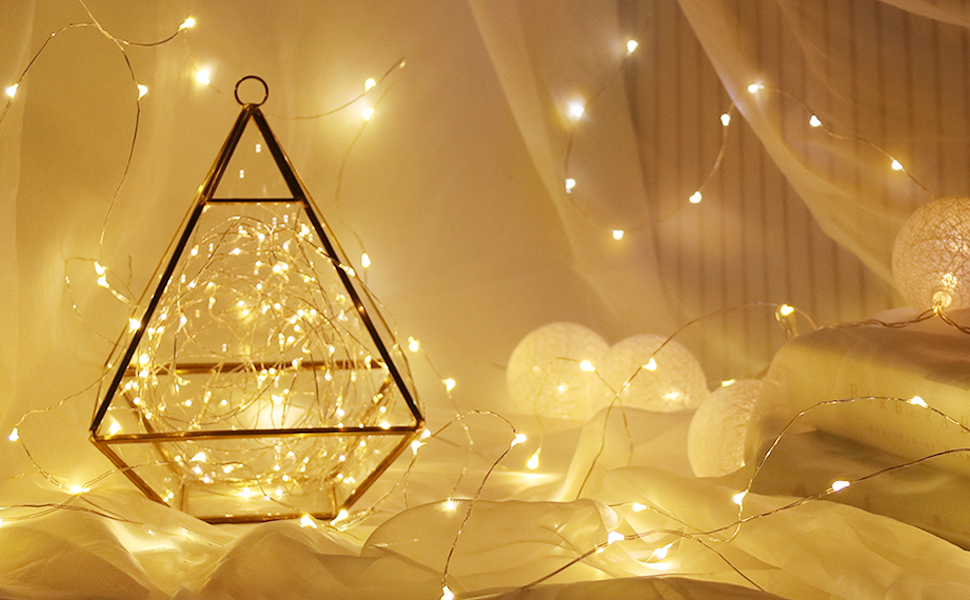led battery powered fairy lights indoor bedroom string lights battery operated christmas lights