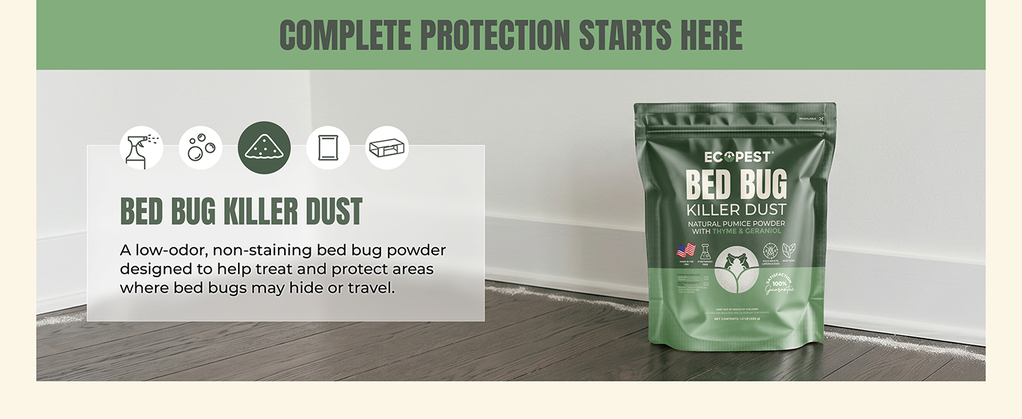 Bed bug powder