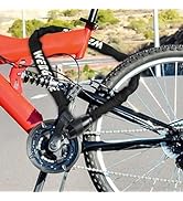 Bike Chain Lock, Heavy Duty Anti-Theft Bicycle Chain Lock, 2.72 Ft Security Bike Locks with 3 Key...