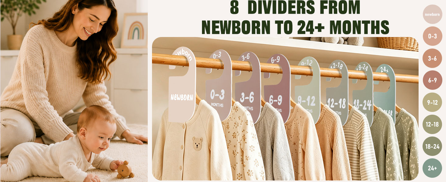 Baby Closet Dividers