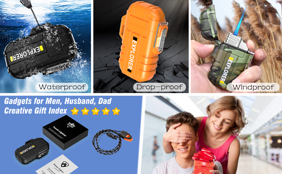 waterproof windproof butane lighter