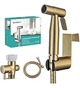 BARROCK Handheld Bidet Sprayer for Toilet, Stainless Steel Metal Made Baby Cloth Diaper Spraying ...