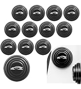 Diamall 8 PCS Car Door Slam Stopper - Silicone Door Shock Absorber with Sport Logo - Self-Adhesiv...